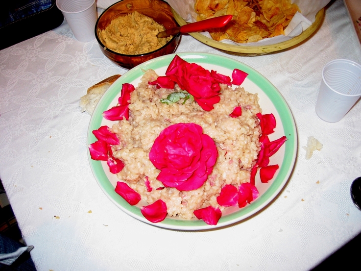 Risotto alle rose