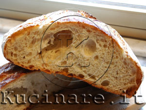 Pane senza impastare
