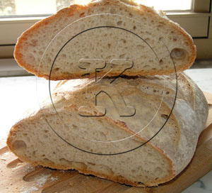 Pane con lievito naturale - affettato