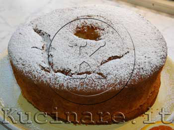 Orange chiffon cake